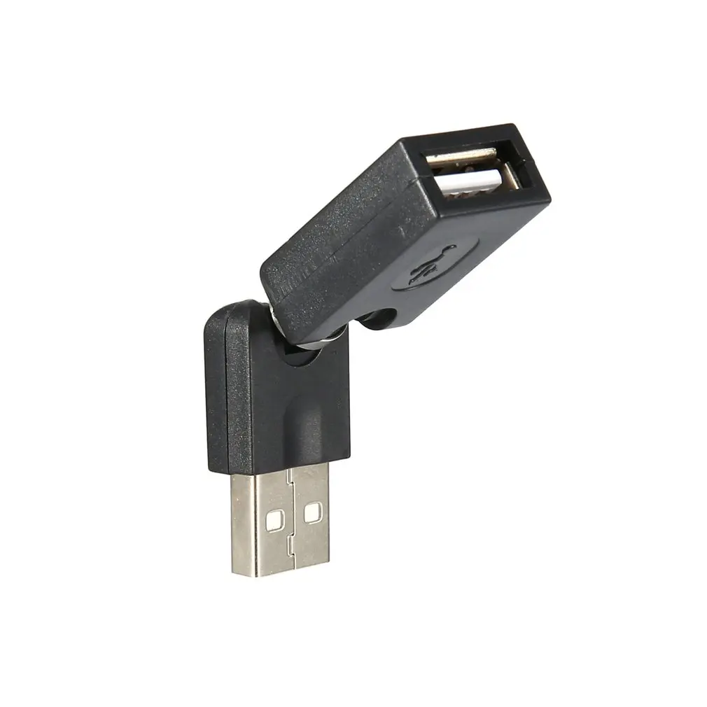 360 degree free rotation USB male to female adapter USB male to female 360 degree rotation USB connector adapter