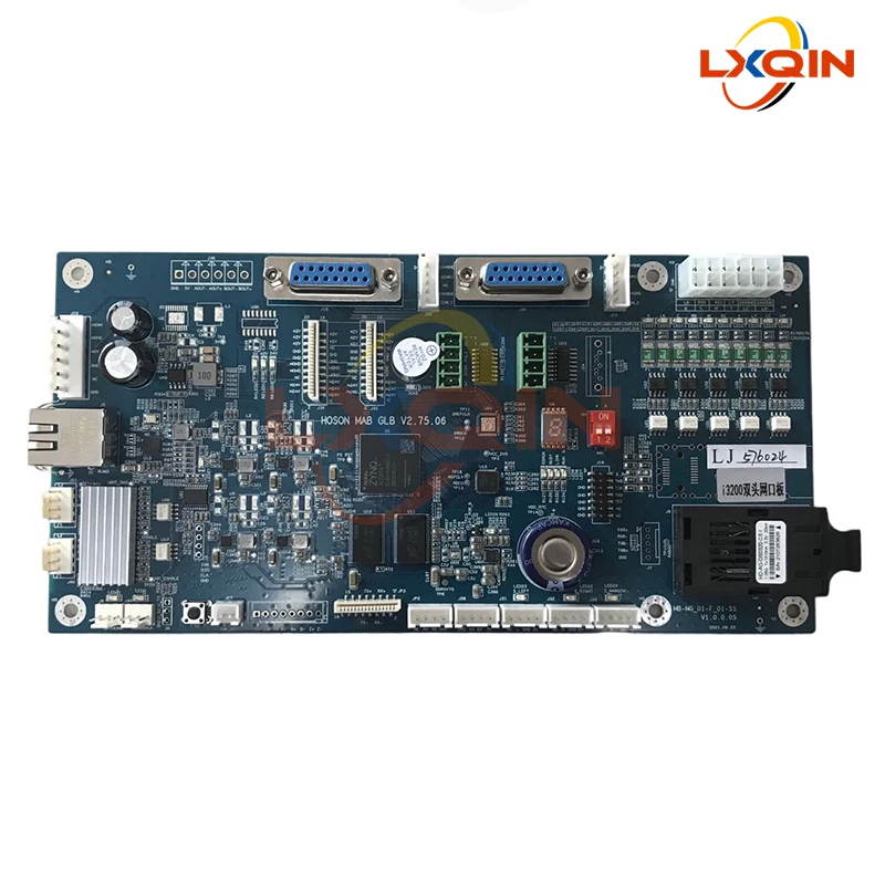 Lxqin hoson i3200 kit de atualização dupla cabeça para epson i3200 kit conversão fibra óptica versão rede para impressora grande formato