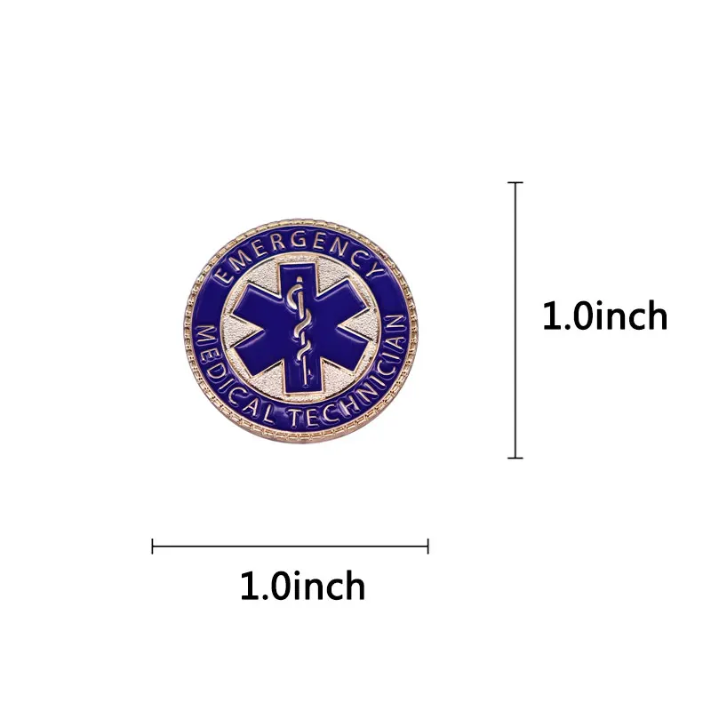 Awaryjny technik medyczny gwiazda życia odznaka broszka