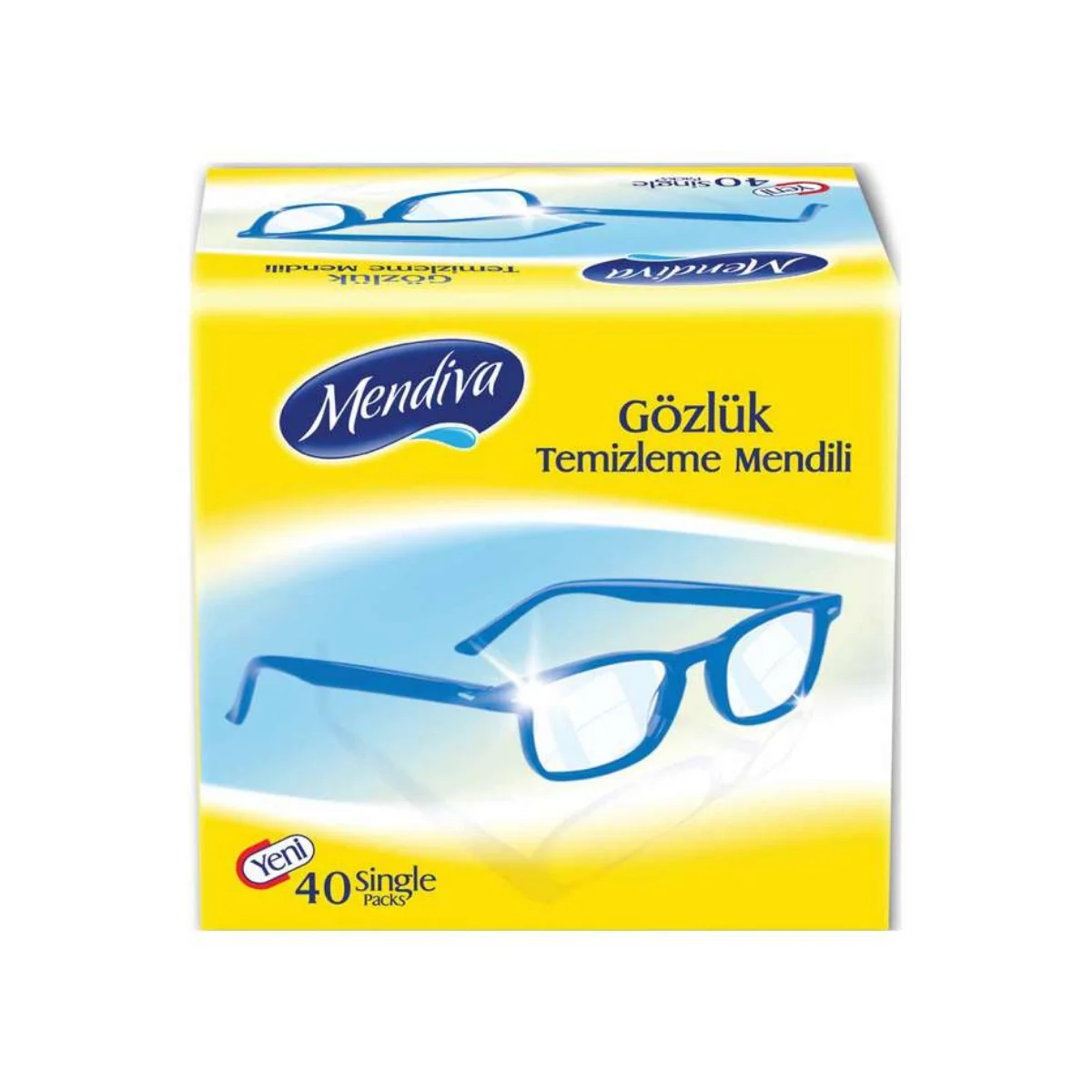 Glasses Cleaning Wet Wipes 40 pcs set Non-marking Computer Tablet Phone Glass Screen Cleaning Disposable Wipes