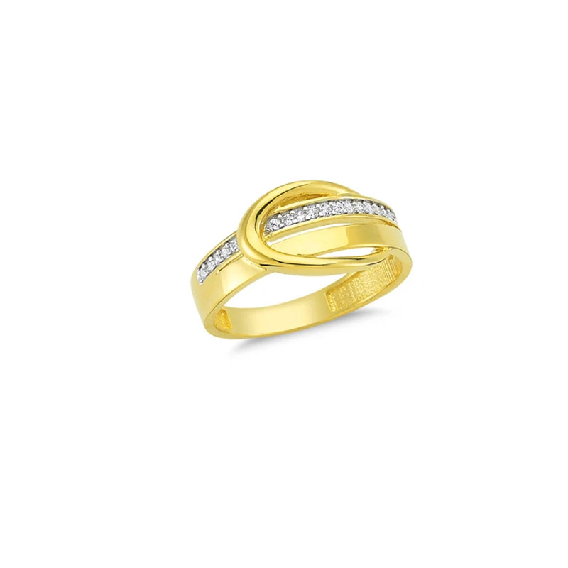 14K Solid Gold Classy Ring for Women