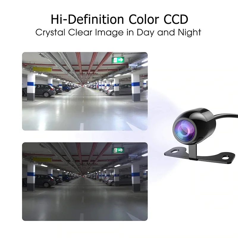 New HD Night Vision Car Rear View Camera 170° Wide Angle Reverse Parking Camera Waterproof CCD LED Auto Backup Monitor Universal