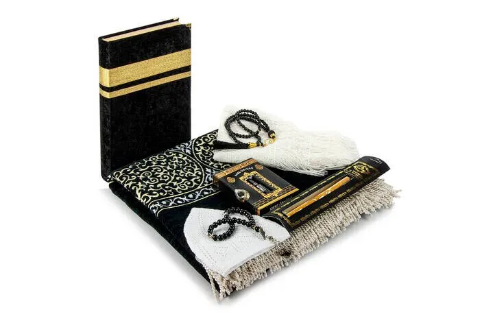 AWESOME Velvet Covered Name Special G ramadan gifts wedding Hajj ramadan ble Muslim Kim Book Qiblah Mecca / Medina