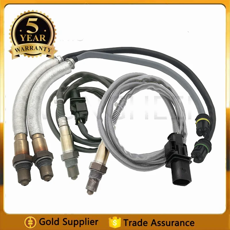 4PCS Lambda Probe O2 Oxygen Sensor For BMW E82 E88 E89 E90 E92 Z4 135i 335i 11787558055 11787558087 11787545074 11787545075