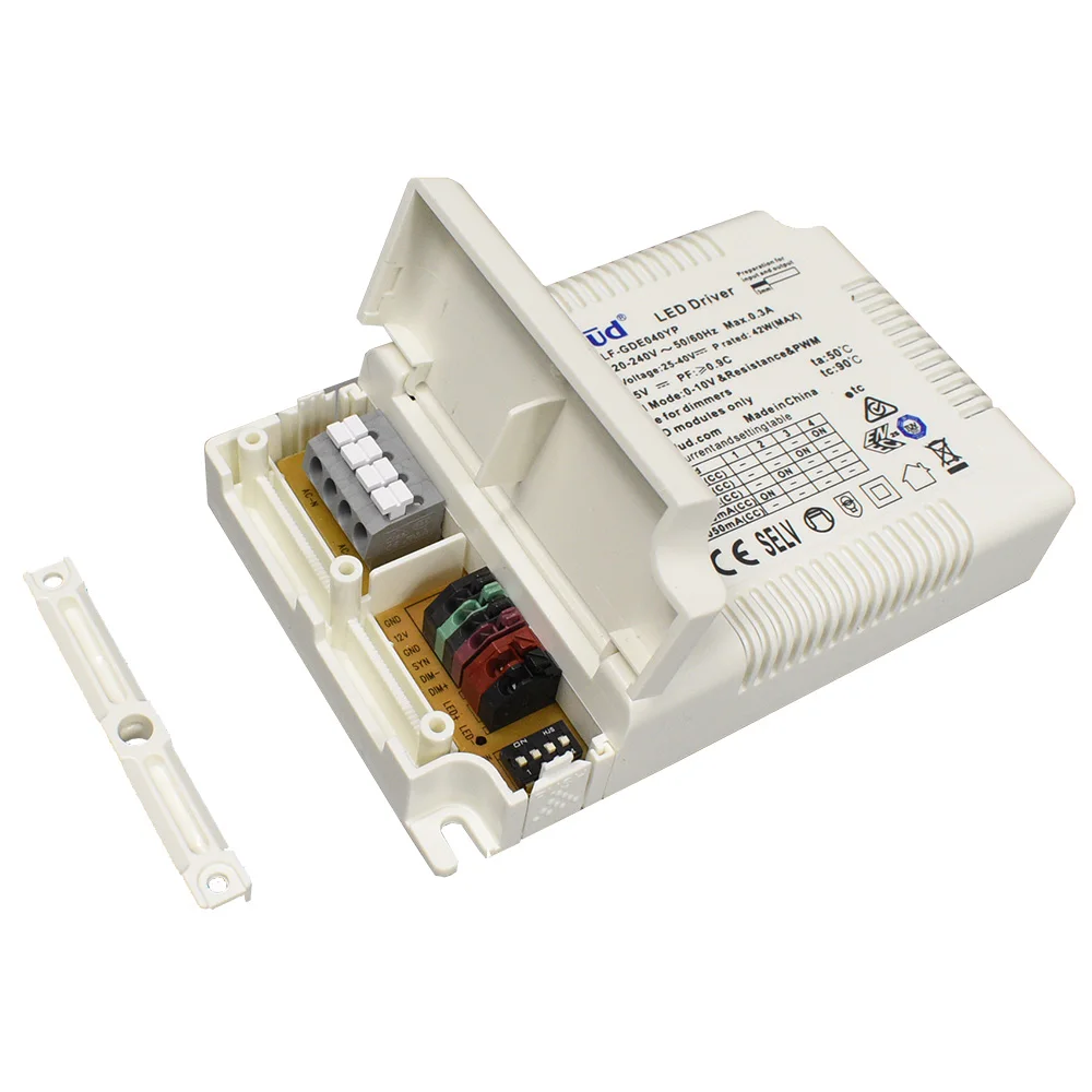 40W Driver LED 0 10V PWM Rx Dimming SYNC 900mA 1000mA CC Power Supply DIP for Indoor Office Commercial Residential Lighting