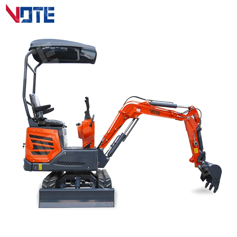 Hot Selling VTW-15 1 Ton 1.5 Tonmini Excavator Small Digger For Garden
