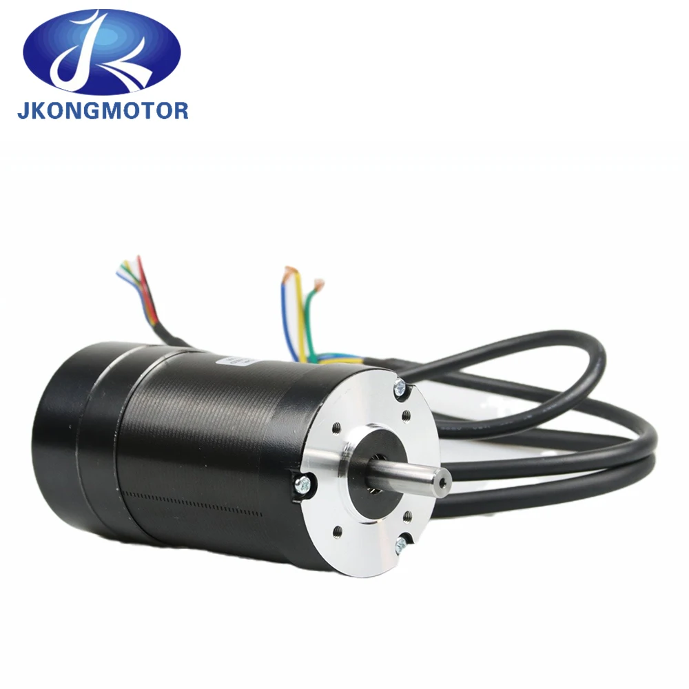 Jkongmotor JK57BLS 57mm motore DC Brushless 36V 50 / 100 / 150 / 200W servomotore BLDC a 4 poli con Encoder 1000P/R per Design fai-da-te