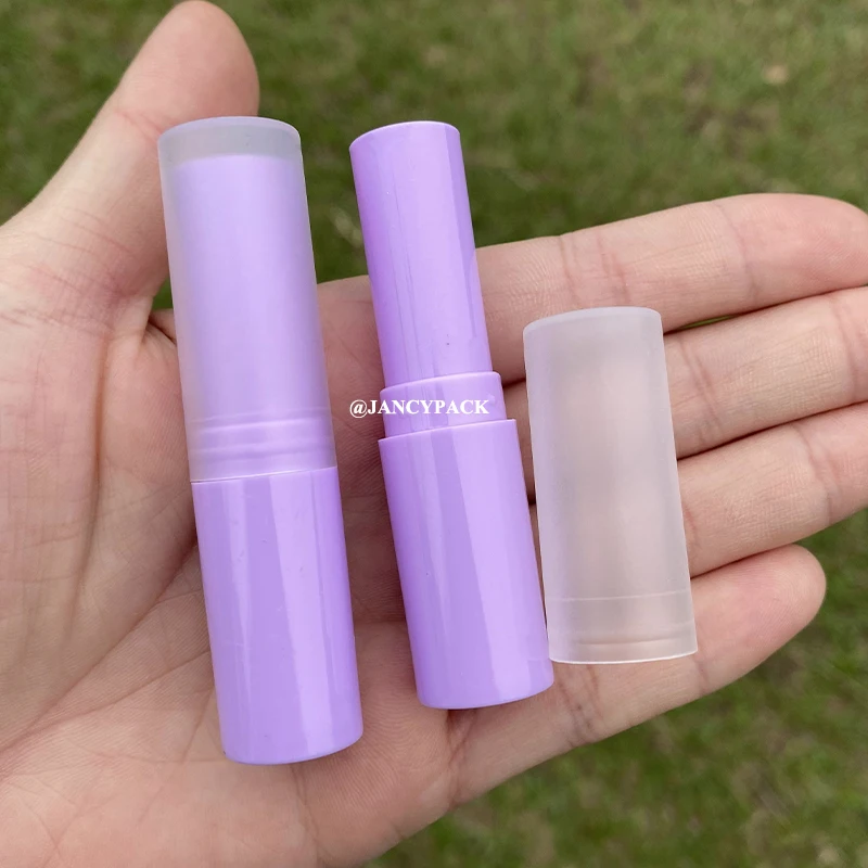 4g الوردي الأبيض مستحضرات التجميل لتقوم بها بنفسك فارغة Chapstick ملمع الشفاه أحمر الشفاه أنبوب بلسم مع قبعات الحاويات كريم شفاه زجاجة مستحضرات التجميل القابلة لإعادة الملء