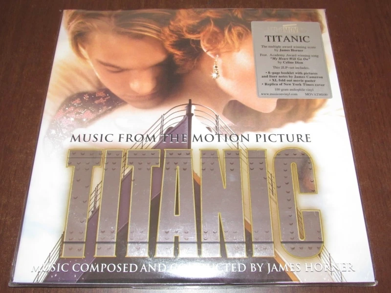 

New 33 RPM 12 inch 30cm 2 Vinyl Records LP Disc OST Flick Film Movie Original Soundtrack Music Songs Titanic