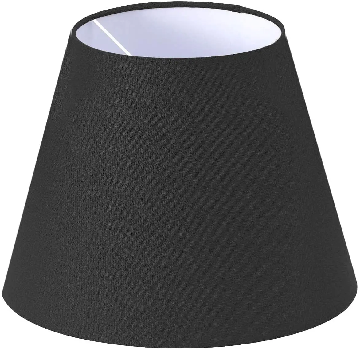 Floor Lamp Lampshade Black Cone Lampshade 38x30x22 Cm Decorative High Quality Special Lampshade Fabric and metal Inner Nes