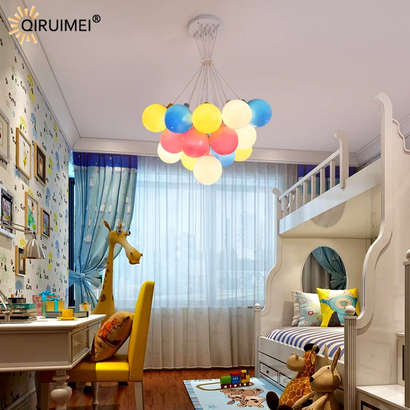 Balloon Shape Decoration New Modern Chandeliers Lights Indoor Lighting Living Children's Room Kid Bedroom Hall Salon Loft Lamps