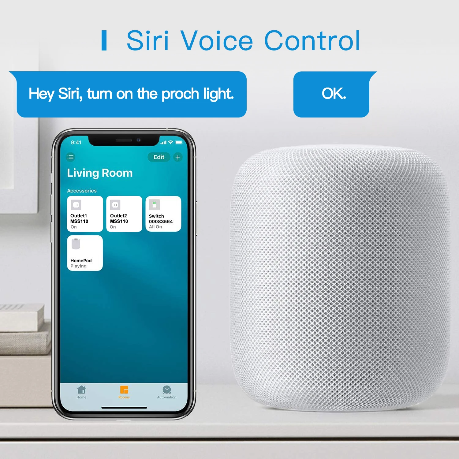 Meross HomeKit Smart WiFi Plug UK Standard Socket App Remote Control Support Alexa Google Assistant SmartThings 2/4 Pack