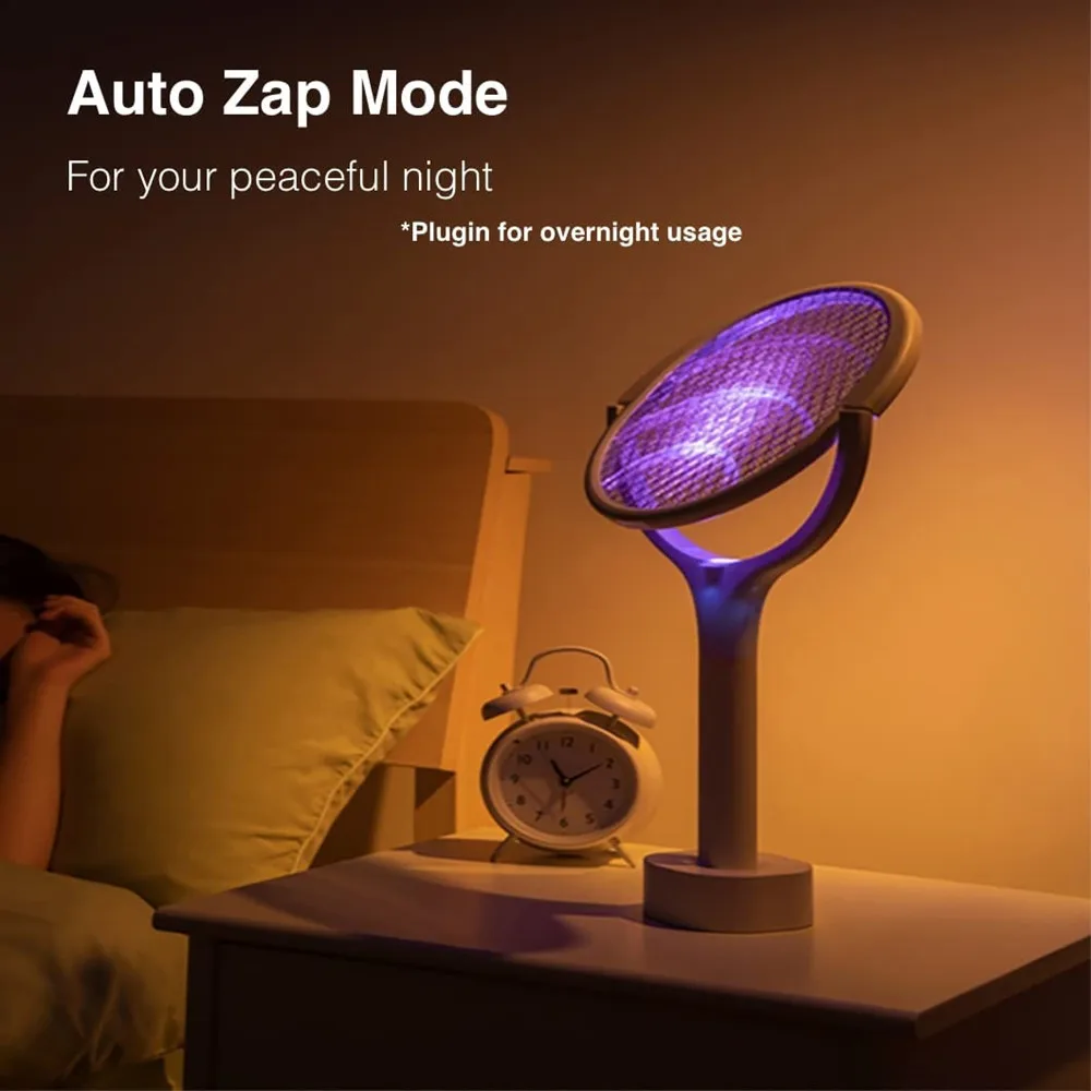 USB Charging Mosquito Killer Lamp 90 Degree Rotatable Electric Shocker 365nm UV Light  Bug Zapper Trap Flies Summer Fly Swatter