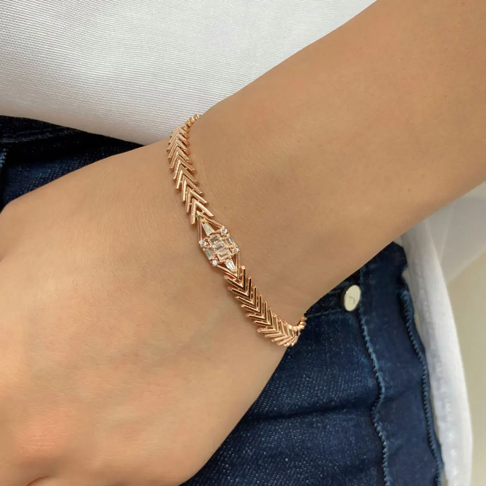 NEW Fashion Model Baget Silver 925 Bracelets for Women High Quality Gift Luxury Shiny Zircon Jewelry