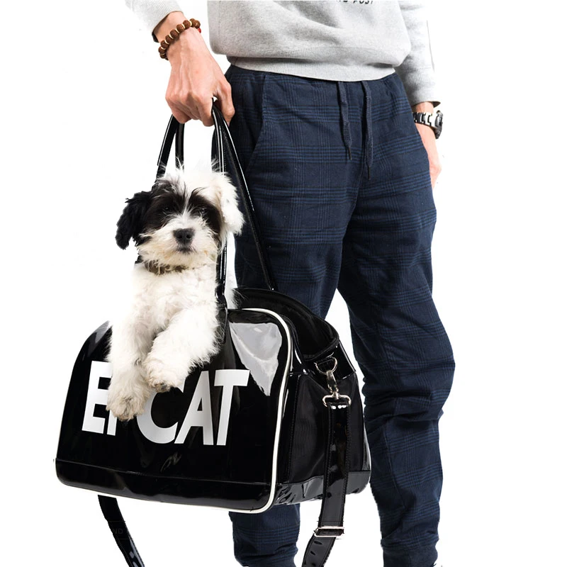 Borsa da trasporto per cani di grandi dimensioni per cani borsa da trasporto in argento per trasporto di cuccioli di gattino