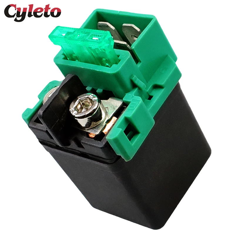 Cyleto Motorcycle Starter Solenoid Relay For Kawasaki KLX140 KLX250 KLX 250 S KLX450R KFX450R KSF450 Versys KLE 650 KLR650 KL650