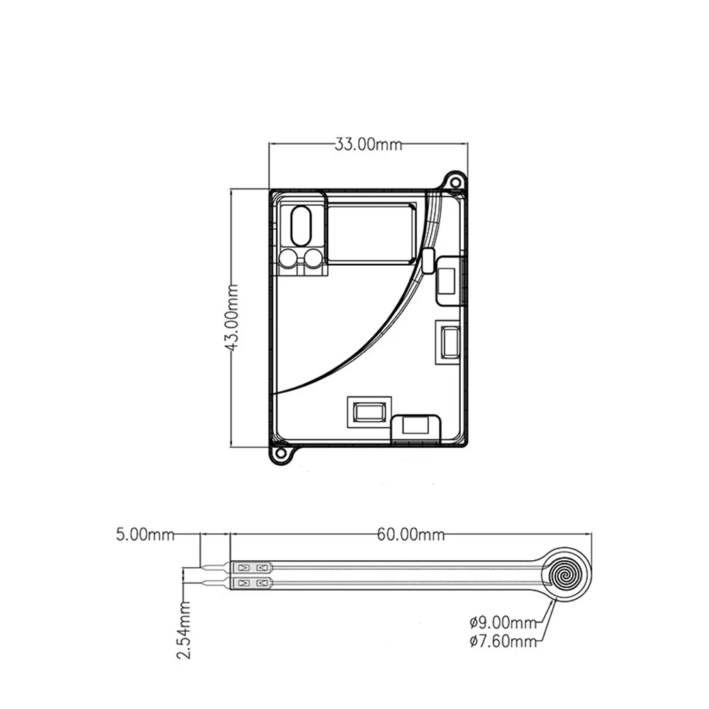 Taidacent CP203 Sensitivitas Tinggi Fleksibel Pulse Deteksi Modul Pulse Rate Monitor Mikro Transduser Tekanan Wrist Pulse Sensor