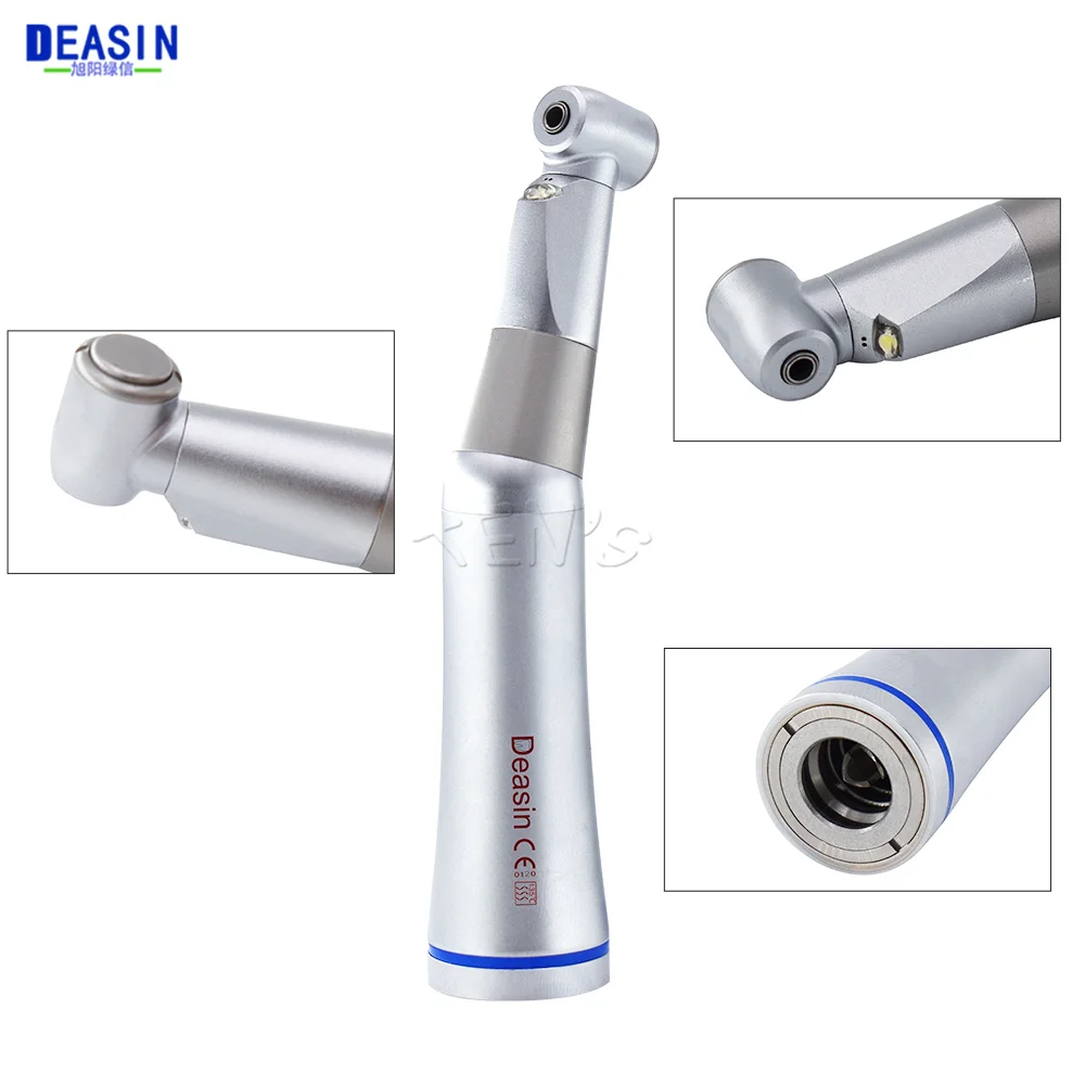 Dental 1: 1 Low Speed Contra Angle Handpiece E-generator Led CA Bur Drill Head Spare Parts Dentistry Tools