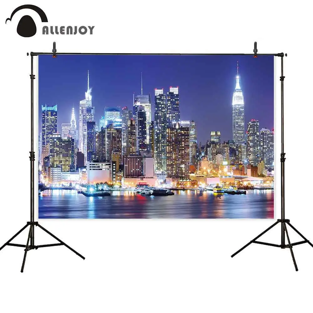 Фон для студийной фотосъемки с изображением Нью-Йорка