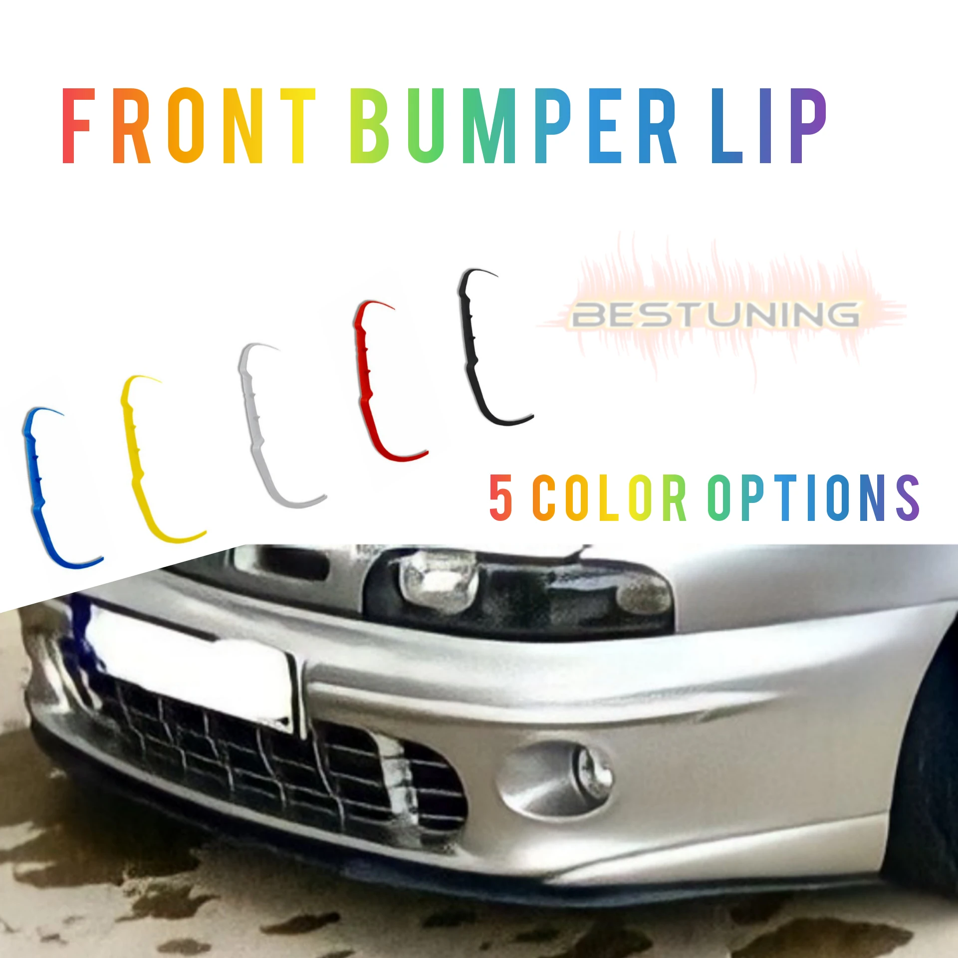 CUPRA R front SPOILER FRONT BUMPER Euro Spoiler lip Universal 3 PCs body kit accessory Tuning