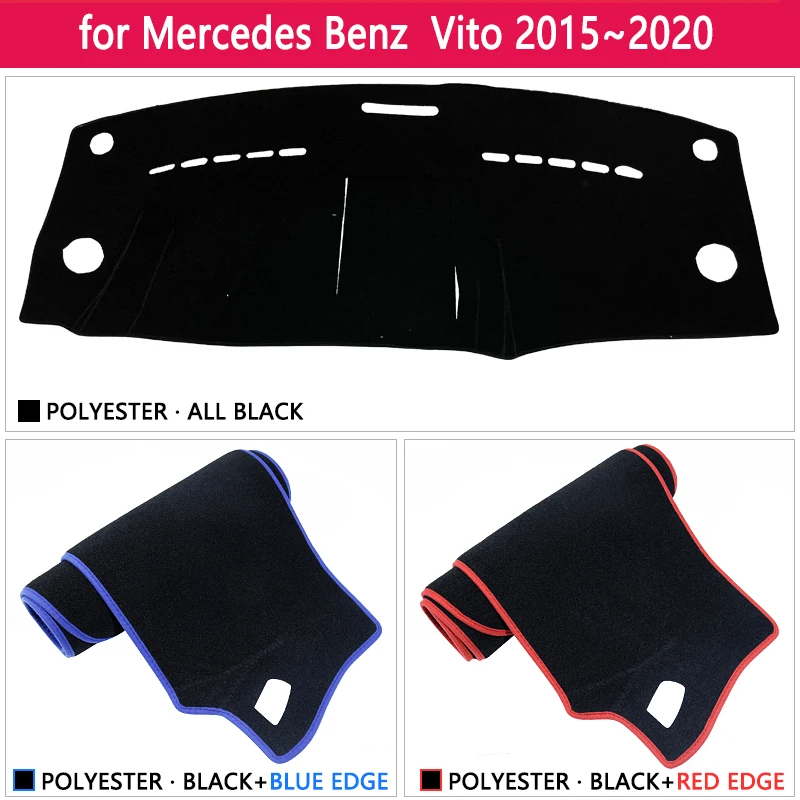 Dashboard Cover Dash Board Mat Carpet Pad for Mercedes Benz Vito W447 MK3 V-Class Valente Metris 2015~2020 Sunshade Protect