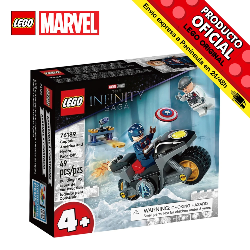 Lego Marvel Captain America and Hydra Face-Off, 76189, toys, boys, girls, blocks, pieces, original, shop, official license, new, bricks, gift, man, woman, adult