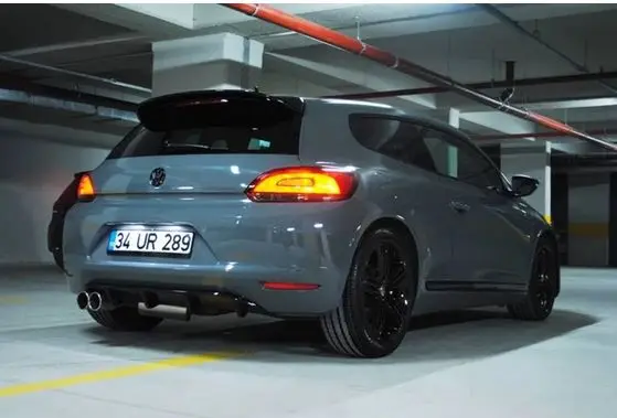 Volkswagen Scirocco 2009-2017 difüzör modelo esportivo difusor acessório do carro universal compatível modificado inserir pára-choques traseiro