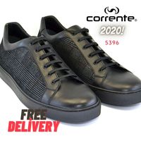 Corrente 4172 fashion black/red shoes Casual Male genuine leather. Running sport Xiaomi Retro sneaker durable. Moccasins.