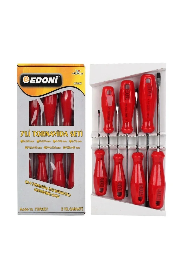 Edoni 72'li Screwdriver Set Tip Magnet Ergonomic Handle 431617960