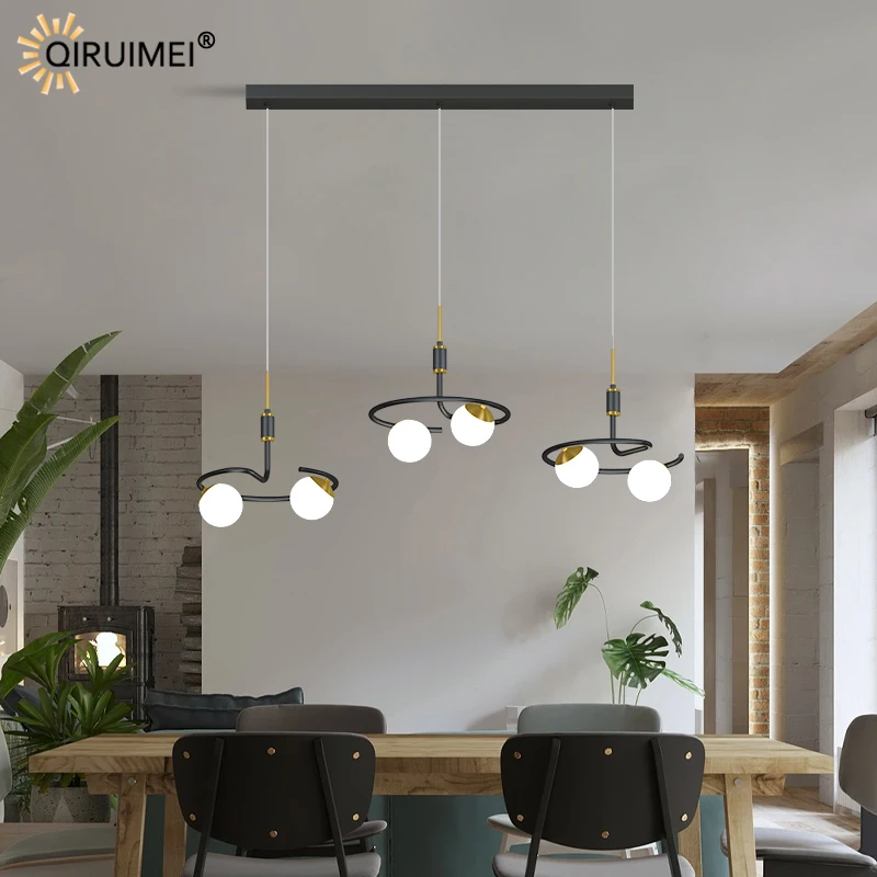 

Nordic Dimmable New Modern LED Chandeliers Lights Indoor Lighting Living Dining Room Bedroom Corridor Bar Fixtures With Remote