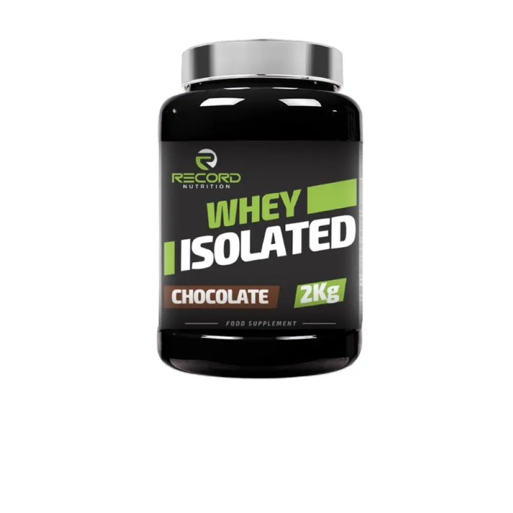 Soro de leite isolado 90% 2kg de proteína para massa muscular sem gordura, glúten ou lactose e com