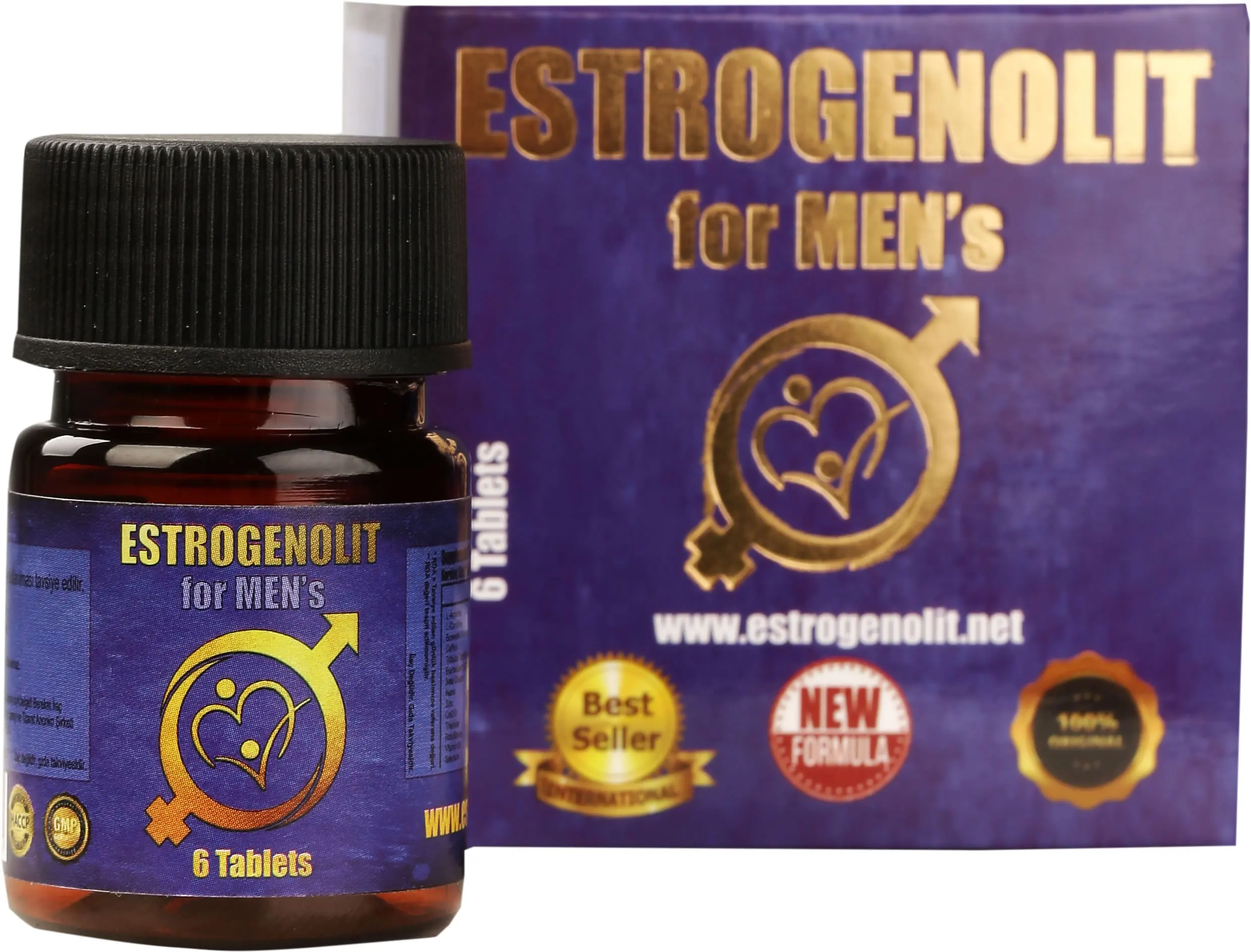 Estrogenolit Dành Cho Nam Của Thực Phẩm Bổ Sung Của Cho Người Đàn Ông