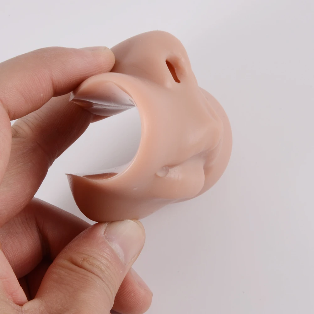 1PC Soft Silicone Flexible Face Model For Piercing Practice Human Mouth Model Simulation For Jewelry Display Teaching Tool