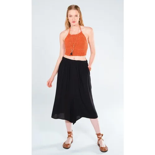 Original literature lazy wind oversized wide leg pants elastic waist drop feeling nine big leg spring and summe