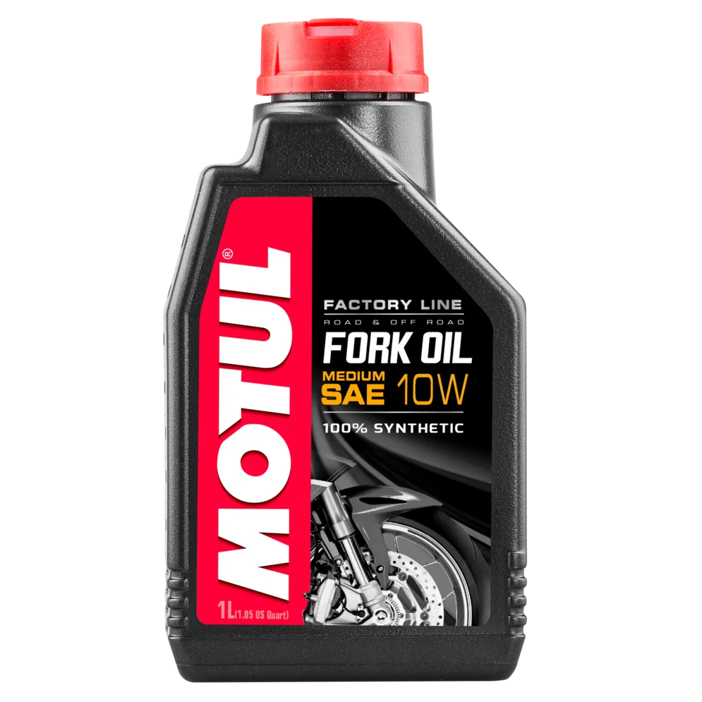 Motul 105925 hydraulic fluid forks Fork Oil Factory Line Medium 10w 1l synthetic 100% lubricant