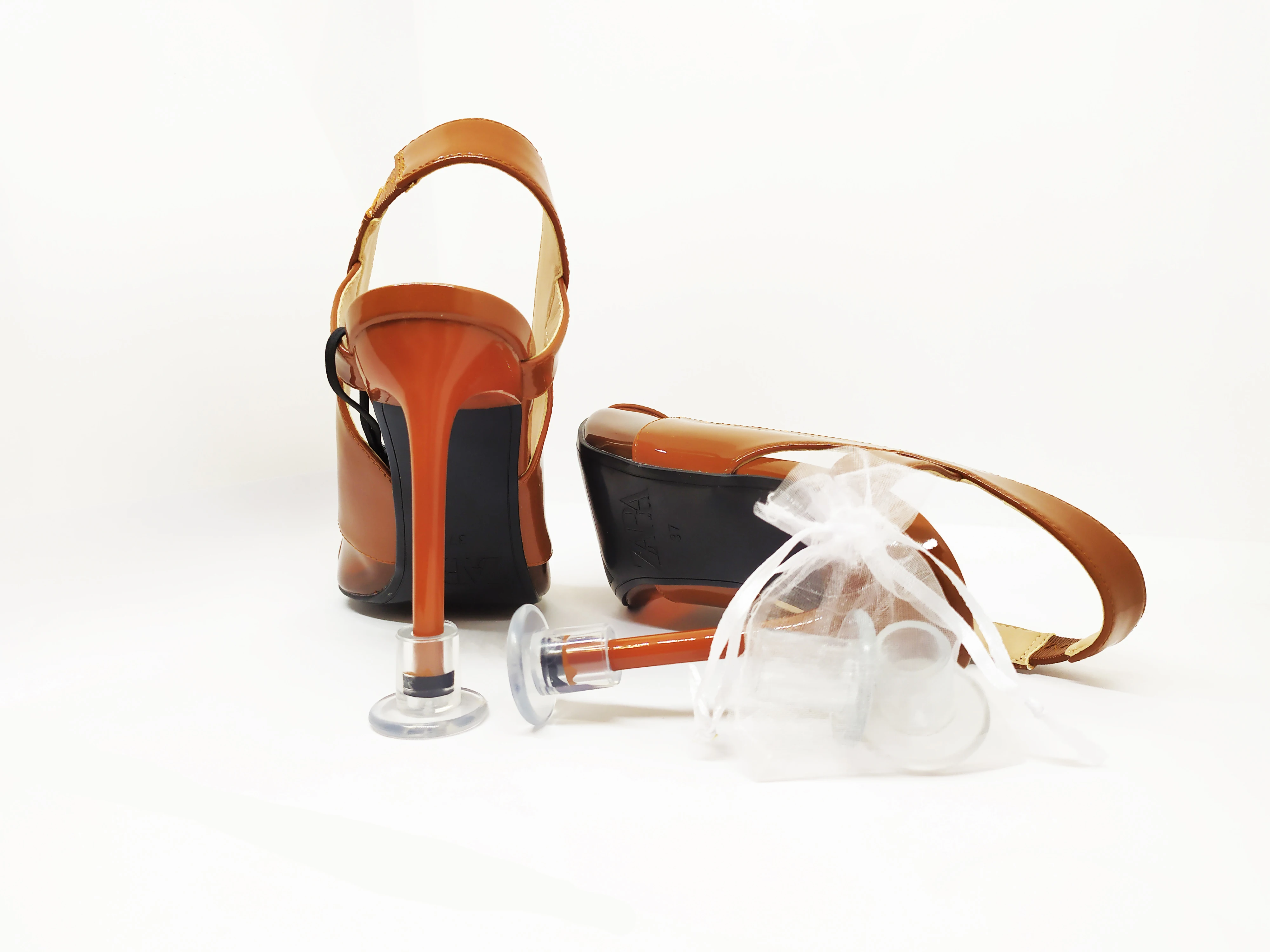 Non-slip high-heel stiletto protectors with bag and protective cover. image 4