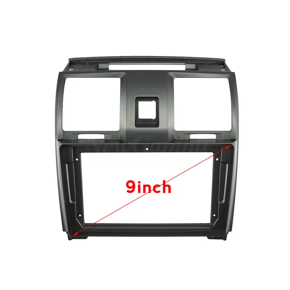 9 pulgadas para UAZ Patriot 2012 2013 2014 2015 2016 marco sin Cable adaptador de Audio kit de ajuste de tablero Panel Facia pantalla de reproductor de Radio