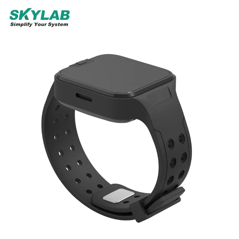 Bluetooth BLE браслет-термометр SKYLAB NRF52832 с медицинским датчиком температуры TMP117, используемым на запястье