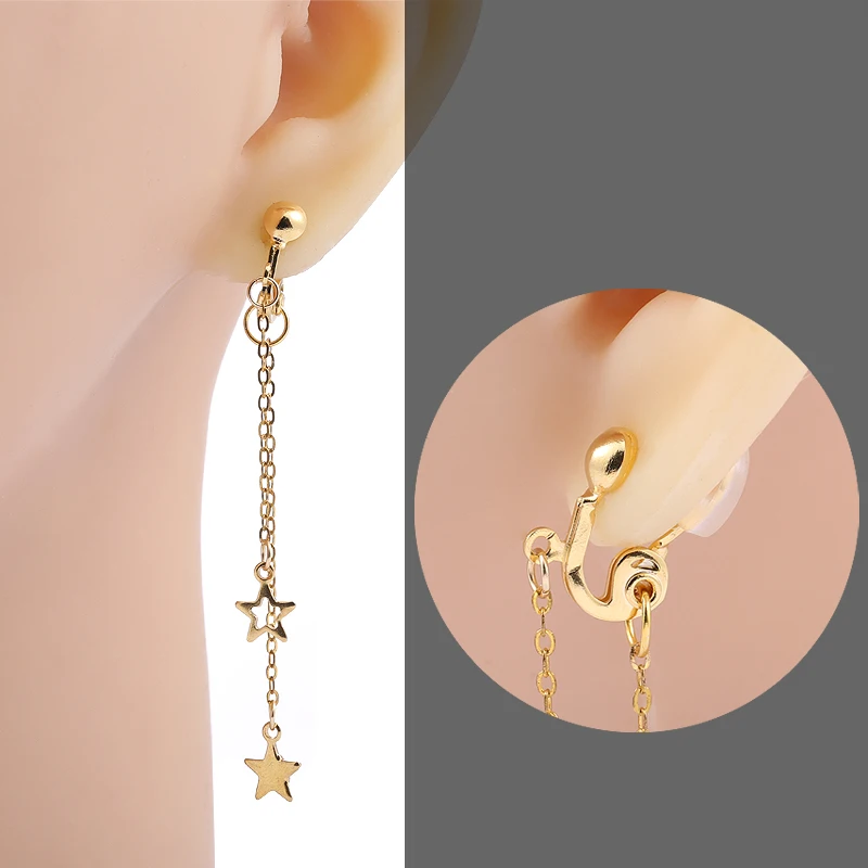 Boucles d'oreilles à clipser UNNA16-pour femmes, accessoires de bijoux de bricolage, matériaux en cuivre, 2/10 pièces