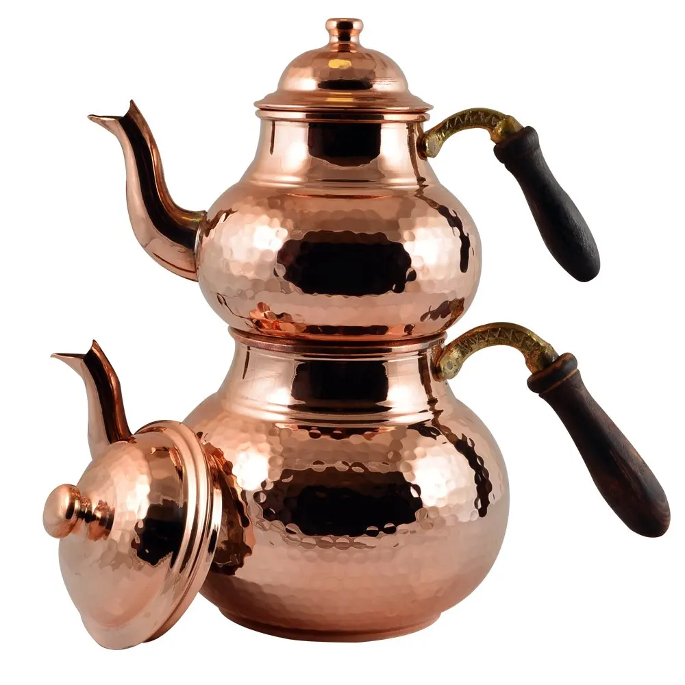 Turkish Tea Pot Arabic Teapots Copper Tea Pot Handmade Tea Set Traditional Turkish Tea Coffee Pot Kettle Boiler Made in Turkey