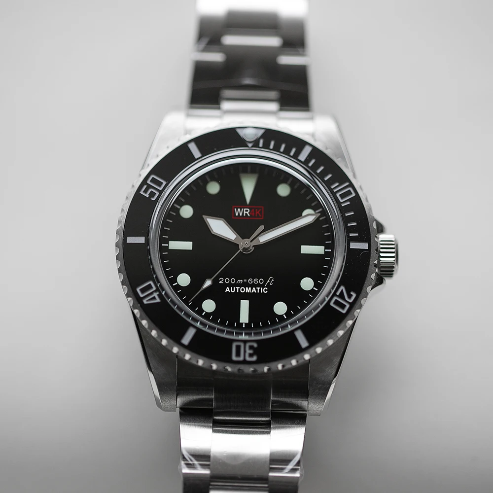 Ironwatch-Reloj de buceo automático WR4K X RX8004-B 2022, 40mm, 5517 Milsub, BGW9, Superluminova, cristal de zafiro, 200m, resistente al agua