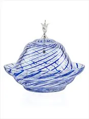 Paşabahçe Special Series Decorative Çeşm-i Bülbül Small Sahan Bowl with Lid 10015231