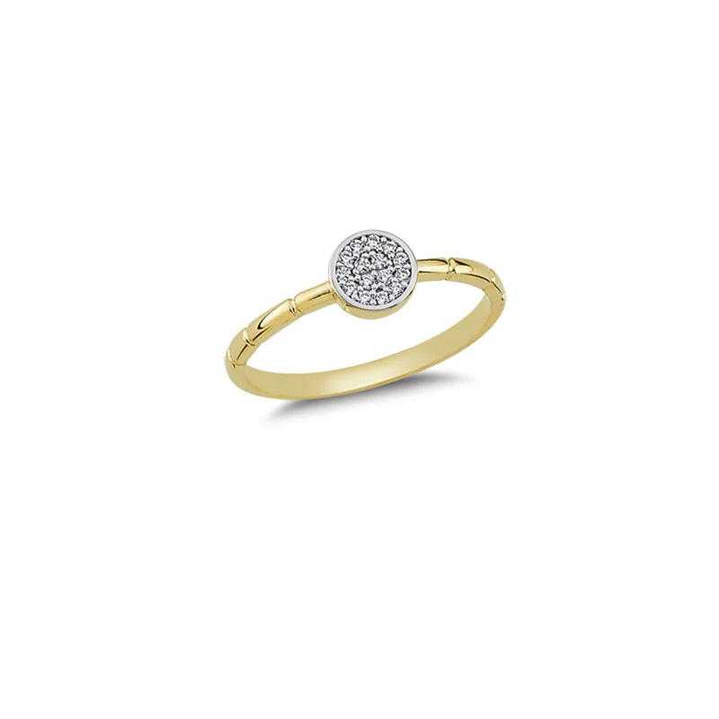 14K Solid Gold Elegant Ring for Women