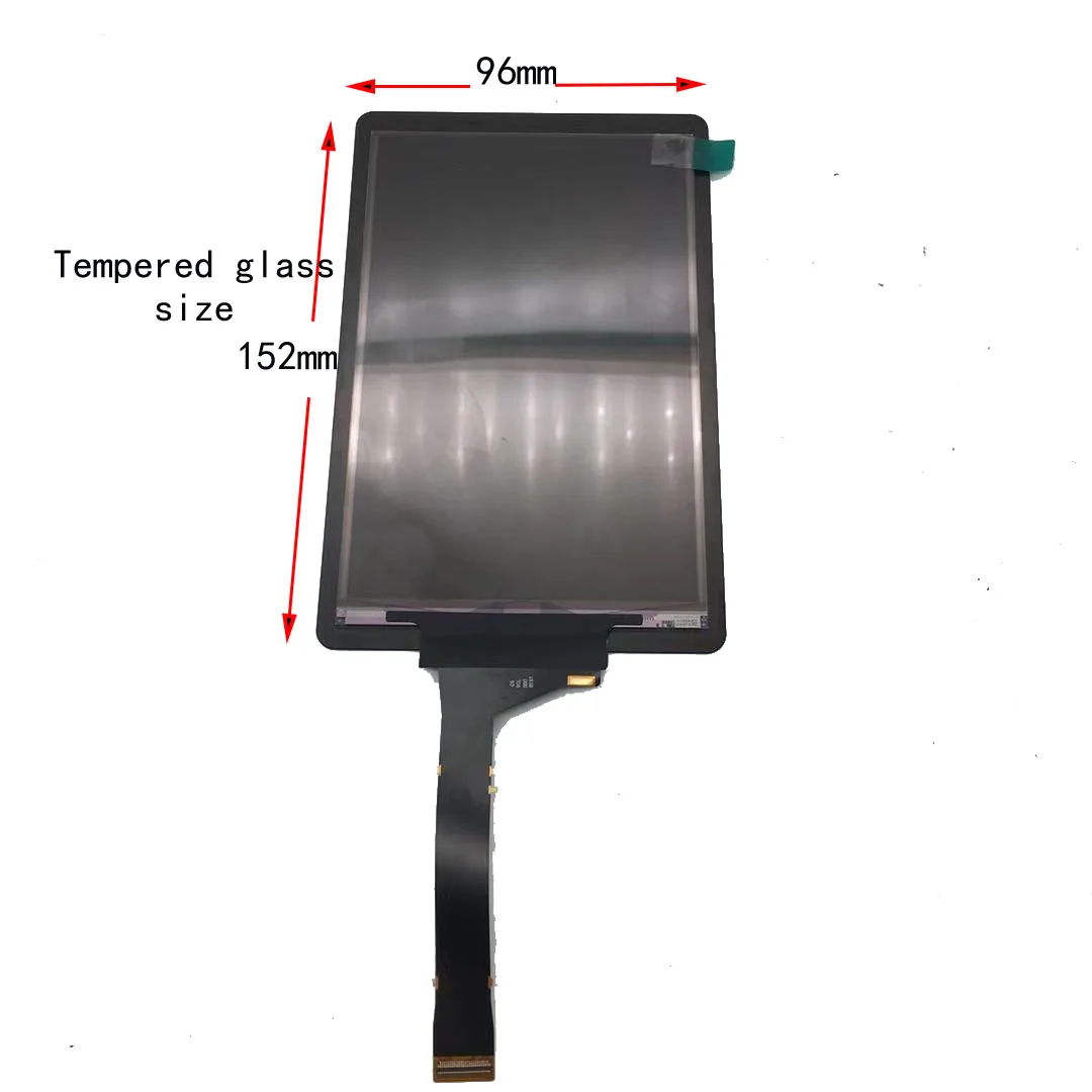 

6.08inch 1620*2560 2k Monochrome LCD DXQ608-X04+HDMI to MIPI driver controller for 405nm UV DLP SLA 3D Printer High Transmittan