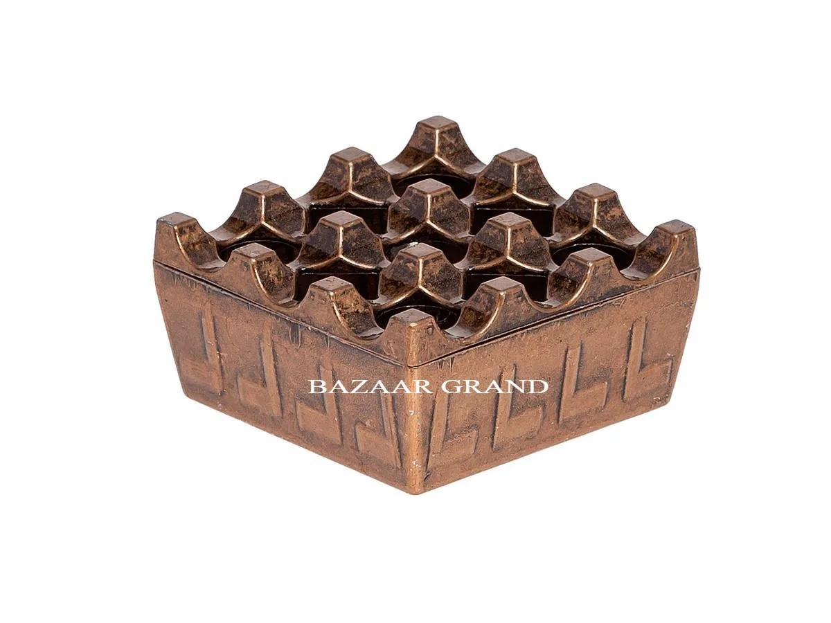 PATTERNED WEDDING GIFTS WITH QUALITY ASHTRAY SQUARE  GREAT PRESENTATIONS WITH YOUR AWESOME DECOR