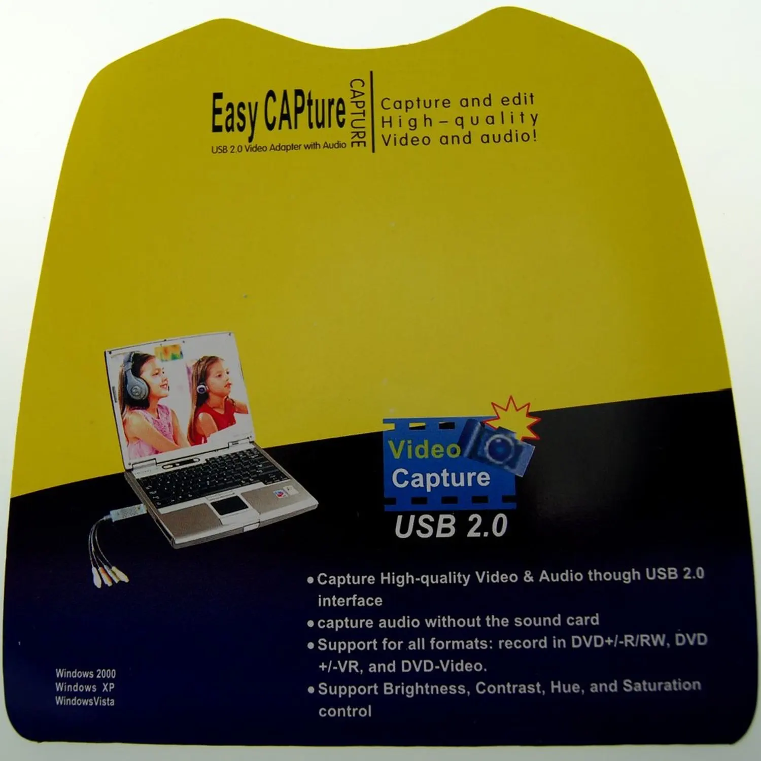 Easy Cap USB Video Cap compatibile con Windows Xp/Vista/7/8