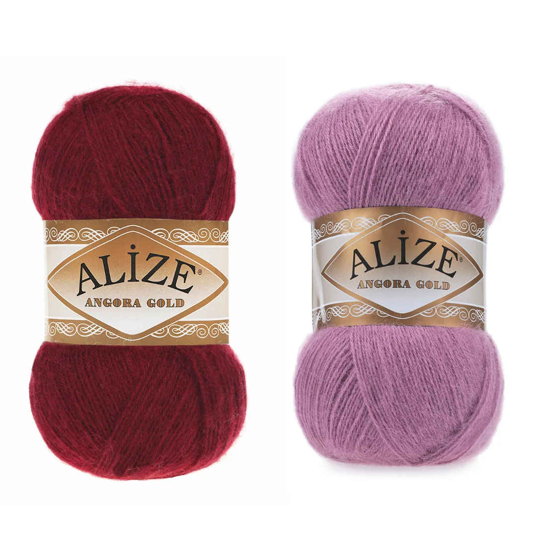 Alize-Hilo de Angora para tejer a mano, lana acrílica dorada, manta dorada, Mohair, angora, Otoño e Invierno