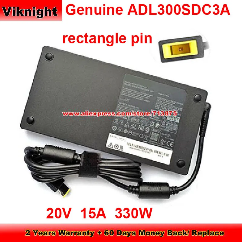 

Genuine ADL300SDC3A AC Adapter 20V 15A 300W Charger for Lenovo Legion 5 15ACH6H 15BCH6H LEGION 7 16ACH6 R9000P R9000K Y9000K