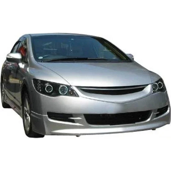 For Honda Civic FD6 2006 - 2009 No Make Up Front Bumper Plastic Front Bumper Lip Splitter Diffuser Lip Body Kit Spoiler