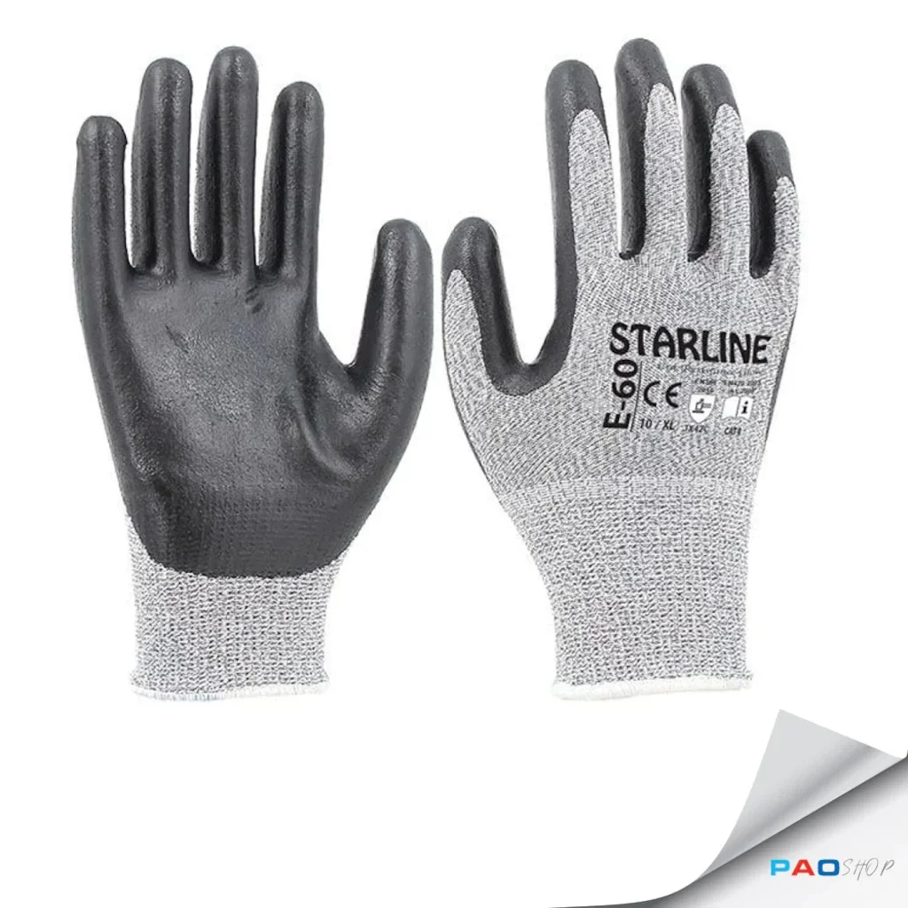 STARLINE E-60 Foam Nitrile Cut-Resistant Gloves No:10